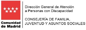 Logo CAM Consejeria de Familia Juventud y Asuntos Sociales.